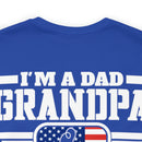 Unshakeable Legacy: 'I'm a Dad, Grandpa, and a Veteran - Fearless' Military Design T-Shirt