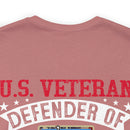 Military Design T-Shirt: U.S. Veteran - Defender of Liberty and Freedom