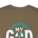 MY GOD IS STRONGER THAN PTSD Design Lightweight Retail Fit T-Shirt