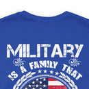 Family of Warriors: Military Design T-Shirt Embracing the Spirit of Battle