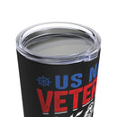 US Navy Veterans Make the Best Grandpas - 20oz Military Design Tumbler in Black