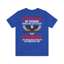 Military Design T-Shirt: Veteran Wife - Protected by a Hero, Loved by a Veteran