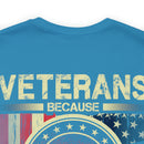 Veterans: American Heroes - Military Design T-Shirt for Patriotism and Appreciation