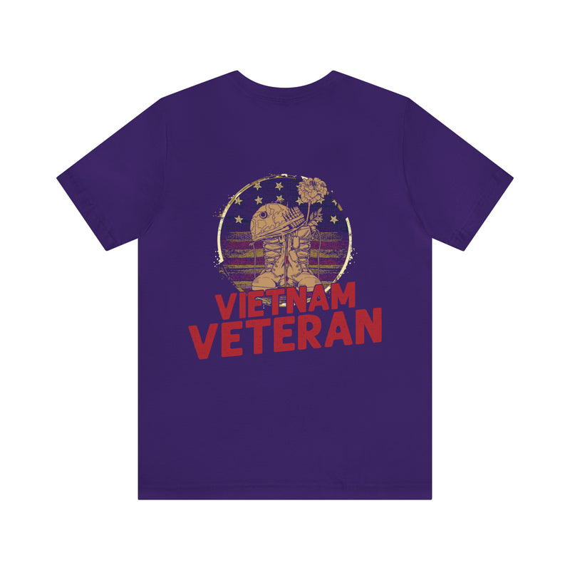 Remembering Our Heroes: Military T-Shirt with 'Vietnam Veteran' Design