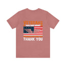 Veterans: Defenders of Freedom Military Design T-Shirt - Thank You for Your Unparalleled Service!