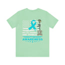 Patriotic Military PTSD Awareness: Support Our Heroes T-Shirt