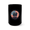 Express Gratitude with the 15oz Military Design Black Mug: All Give Some Edition