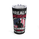 Real Americans Stand - 20oz Military Design Tumbler in Black