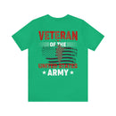 United States Army Veteran: Pride in Military Design T-Shirt