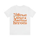American Heroes: Veterans, True Patriots" Military Design T-Shirt