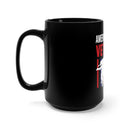 American Army Veteran 15oz Military Design Black Mug - Honoring Bravery and Service!