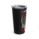 Mom: Proud Supporter of the US Navy - Military Design Tumbler, 20oz