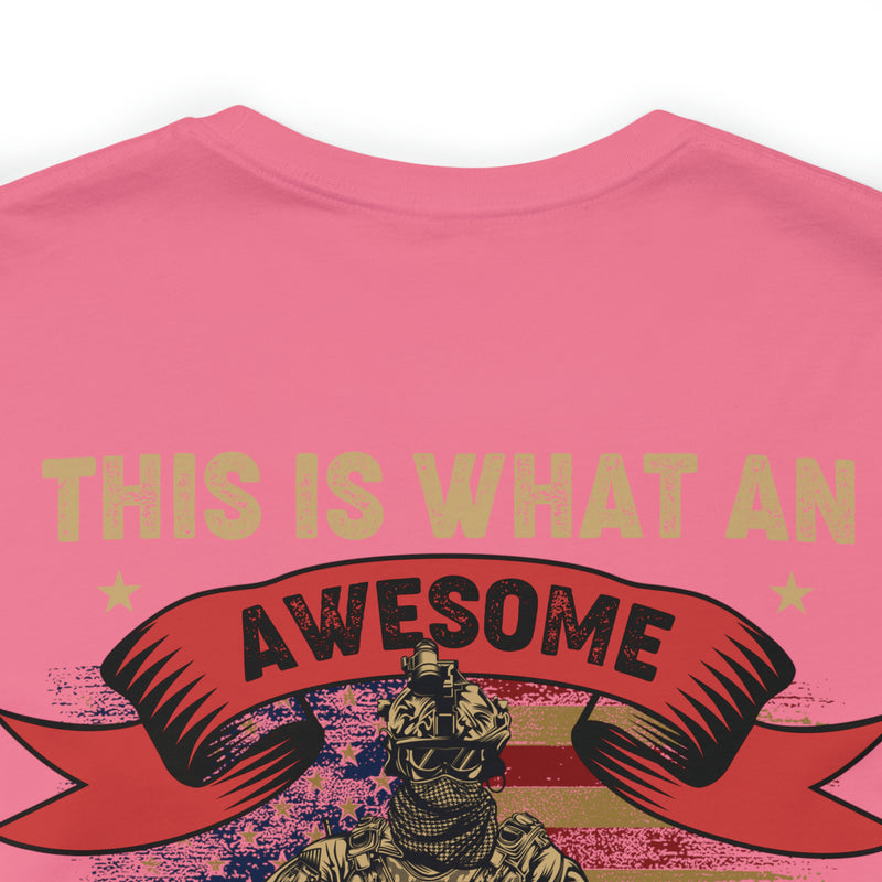 This is What an Awesome Veteran Looks Like: Military Design T-Shirt Celebrating Service and Excellence