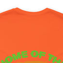 Proudly Brave: Military Design T-Shirt - 'Home of the Free Because of the Brave