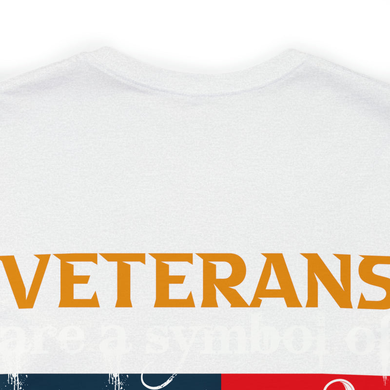 Nation's Pride: Military Design T-Shirt Celebrating Veterans