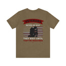 Ever Ready Veterans: Military Design T-Shirt - Always Prepared, Never Forgotten