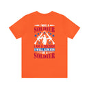 Forever a Soldier: Military Design T-Shirt - 'I Was a Soldier, I Am a Soldier, I Will Always Be a Soldier