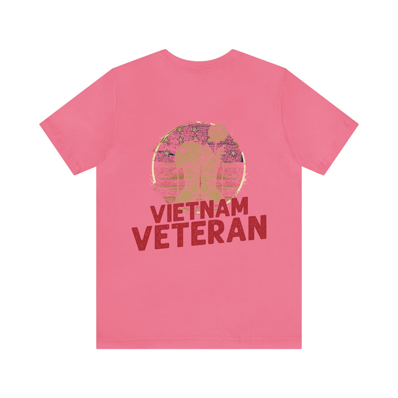 Vietnam Veteran Tribute: Military Design T-Shirt Honoring Courage and Sacrifice