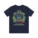 Timeless Commitment: Military Design T-Shirt - 'I'm a Veteran - My Oath of Enlistment Has No Expiration Date