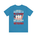 Unyielding Valor: U.S. Veteran Military Design T-Shirt - Never Underestimate an Old Man Who Defended Your Country