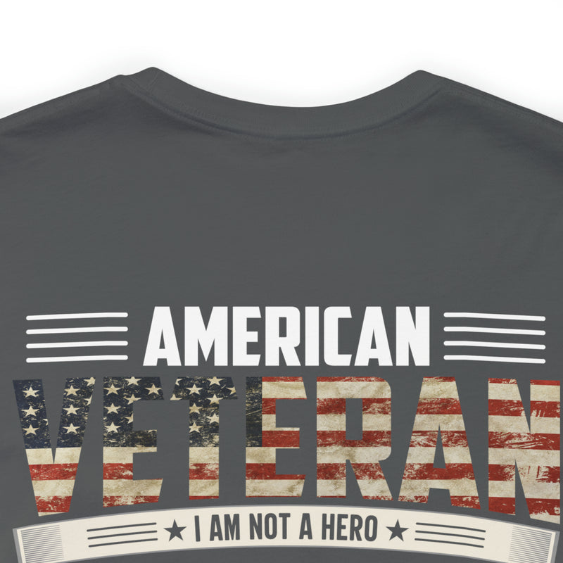 Walk of Honor: Military Design T-Shirt - Proud American Veteran, Standing Beside Heroes
