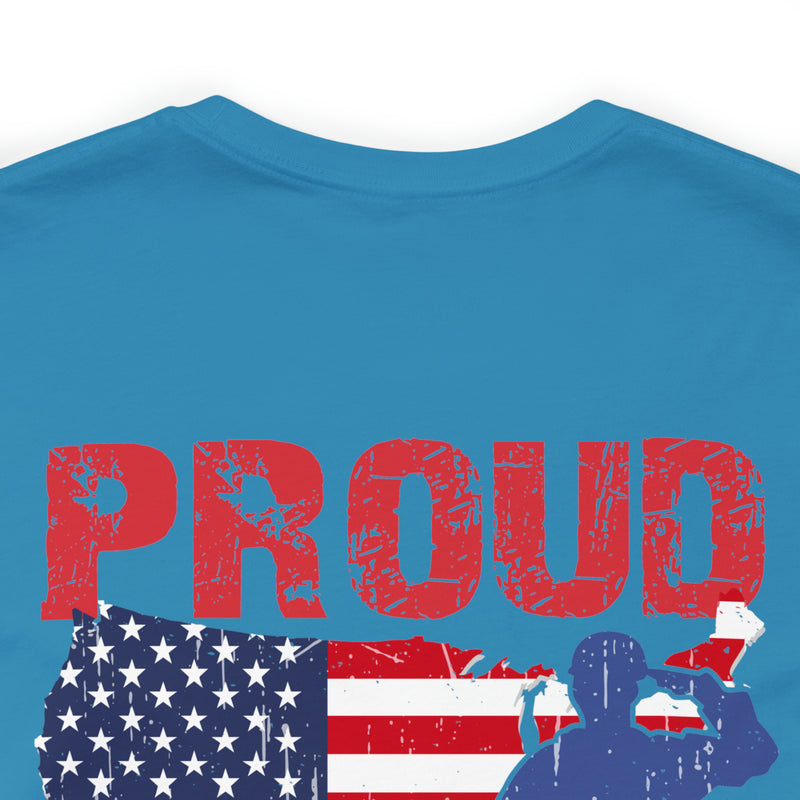 Proud Dad of a Veteran: Military Design T-Shirt - Wear Your Pride!