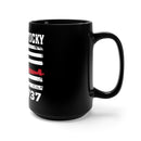 USS Kentucky SSBN 737 15oz Military Design Black Mug - Saluting Submarine Excellence!