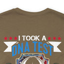 Spiritual Brotherhood: Military Design T-Shirt - 'I Took a DNA Test, God is My Father, Veterans are My Brothers