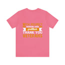 Respect, Honor & Gratitude: Thank You, Veterans" Military Design T-Shirt