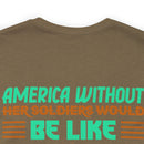 Americh: United with Our Angels - Military Design T-Shirt Honoring Guardians of Freedom