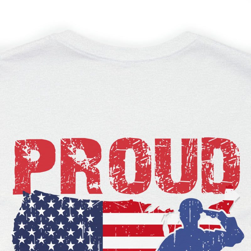 Proud Dad of a Veteran: Military Design T-Shirt - Wear Your Pride!