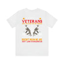 Fearless and Unyielding: Female Veterans Military Design T-Shirt - No Uniform, Still Dangerous