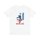 Defender of Freedom: Military Design T-Shirt - 'Freedom is Never Free