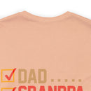 Dad, Grandpa, Veteran: Military Design T-Shirt Celebrating Family Heroes!