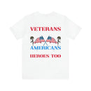 Veterans: American Heroes in Action - Military Design T-Shirt Embracing Courage and Patriotism