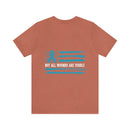 PTSD Awareness Cotton T-Shirt, Not All Wounds Are Visible Design