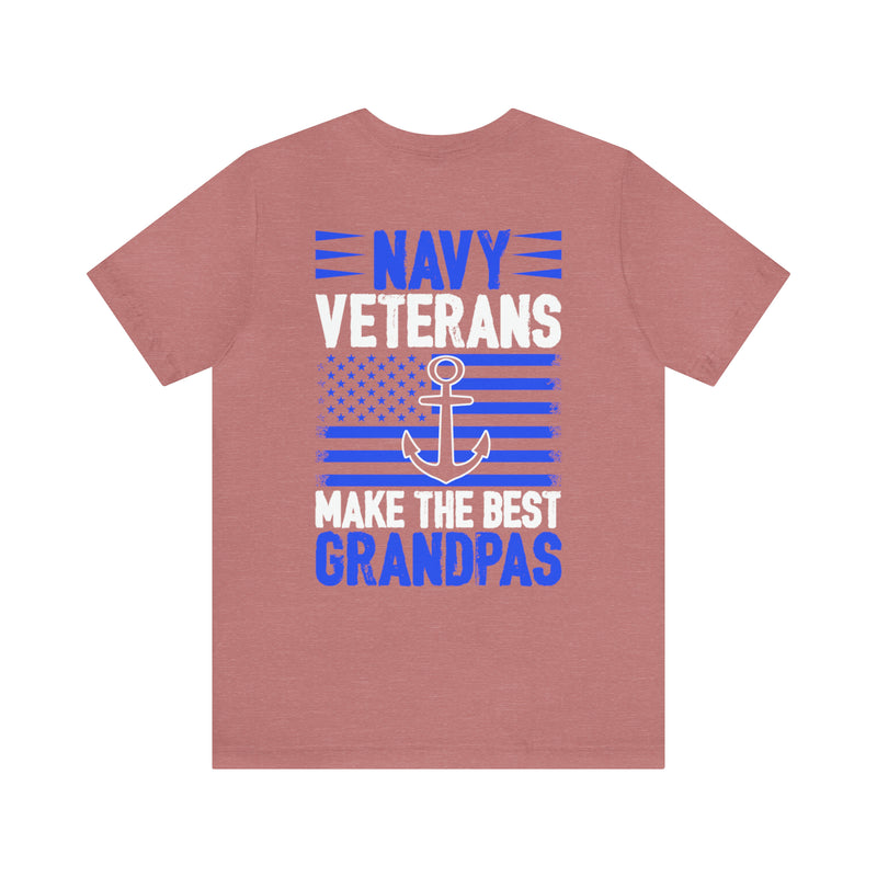 Grandpa's Naval Legacy: Military Design T-Shirt - Celebrating Veteran Grandfathers!