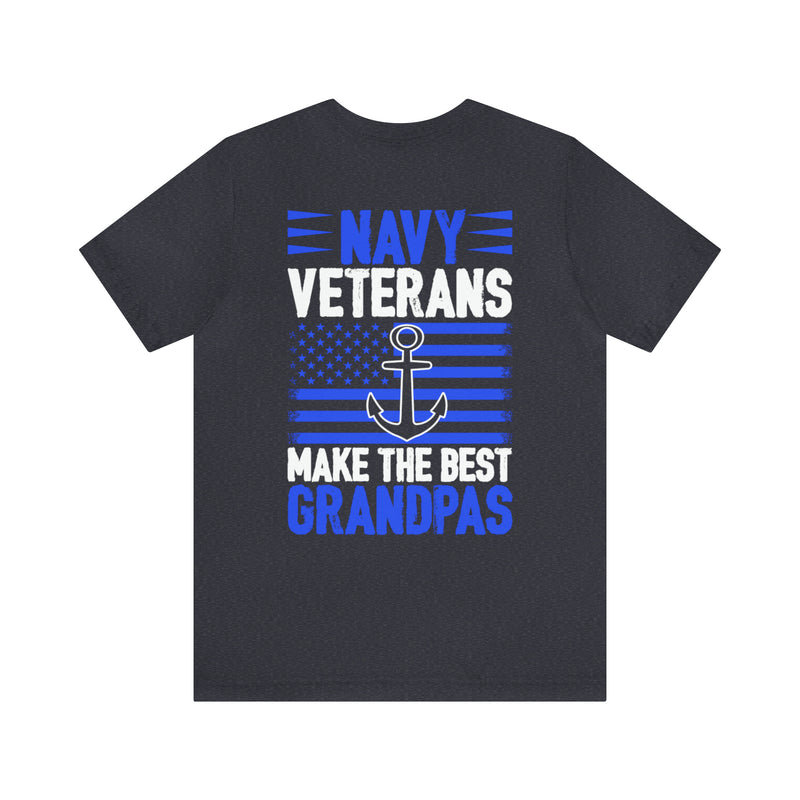 Grandpa's Naval Legacy: Military Design T-Shirt - Celebrating Veteran Grandfathers!