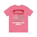 America's Veterans: Honoring Those Who Served with Military Design T-Shirt
