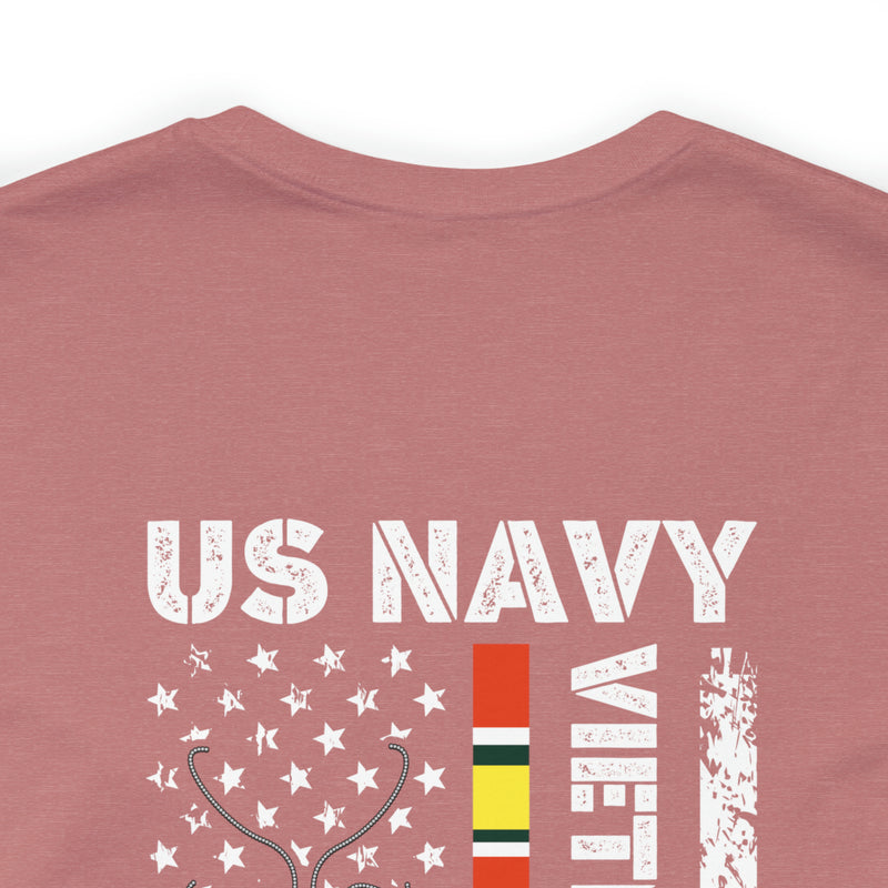 US Navy Vietnam Veteran Tribute: Military-Style T-Shirt Honoring Service and Sacrifice