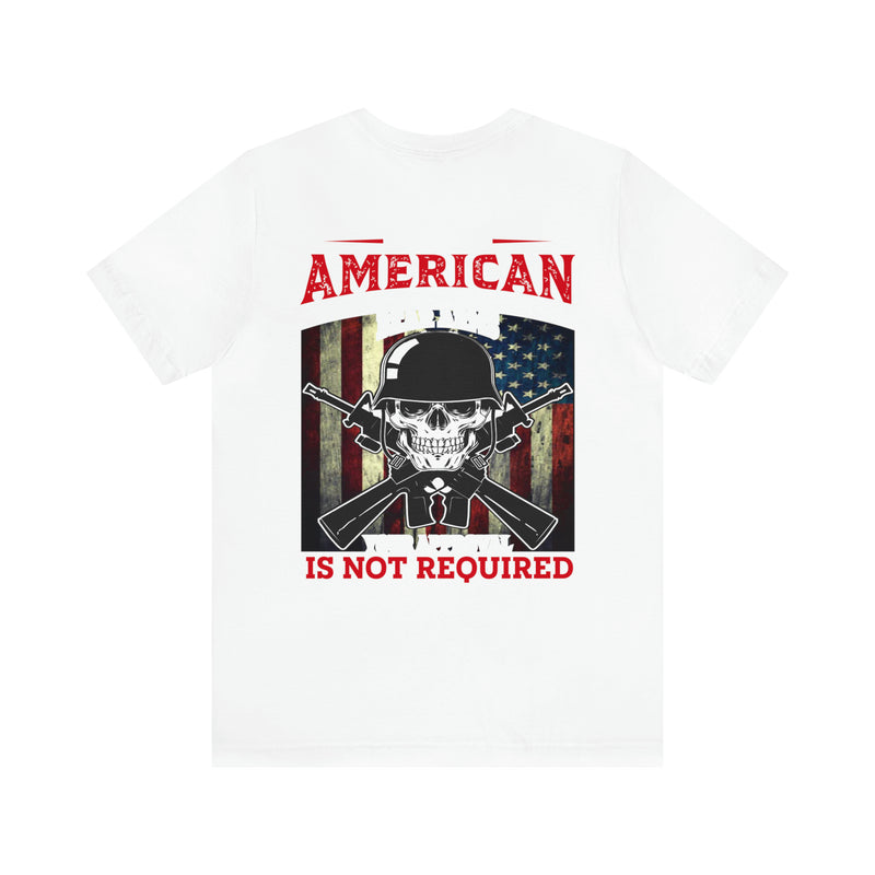 Unisex 'I Am an American, Right to Bear Arms, No Approval Required' Military-Inspired T-Shirt