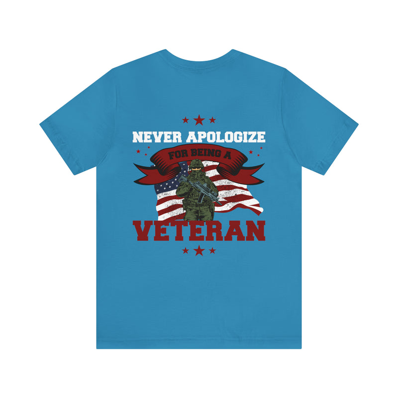 Unapologetically Veteran: Military Design T-Shirt, Embrace Your Service with Pride