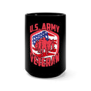 U.S. Army Veteran: 15oz Military Design Black Mug - Embrace the Spirit of Service!
