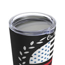 On This Veterans Day: Remembering the Service 20oz Military Design Tumbler - Black Background