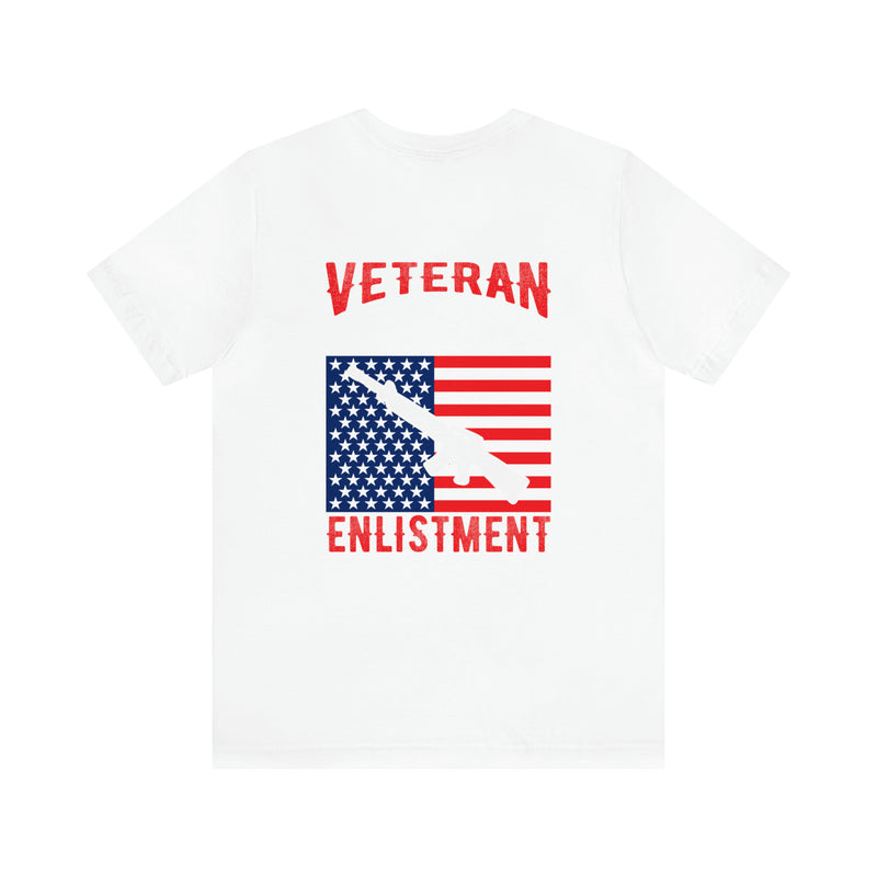 Timeless Dedication: 'I Am a Veteran, My Oath of Enlistment Has No Expiration Date' Military Design T-Shirt