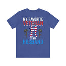 Forever My Hero: Military Design T-Shirt - Honoring My Husband, My Veteran