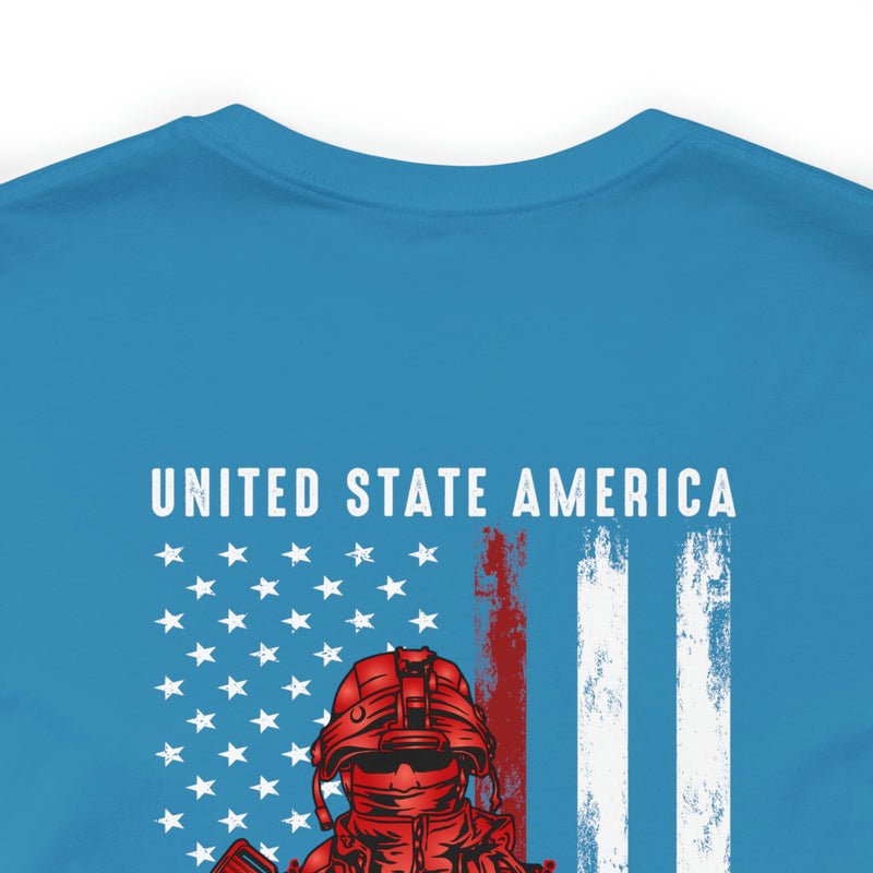 Honoring All Who Served: United States America Veteran's Day - Military Design T-Shirt