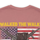 Vietnam Veteran Tribute: 'I Walked The Line' Military Design T-Shirt