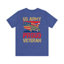 Proud US Army Veteran: Military Design T-Shirt Embodying Honor and Service