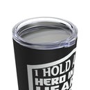 True Hero in My Heart: Happy Veterans Day - 20oz Military Design Tumbler in Black